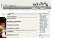 Desktop Screenshot of futbalmanach.hu