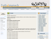 Tablet Screenshot of futbalmanach.hu